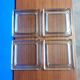Lot de 4 dalles de verre Saint Gobain