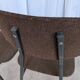 Chaises de salle à manger STOL Kamnik vintage (ensemble de 4) : tissu marron rétro des années 1970