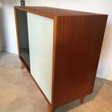 Buffet showcase vintage feet compass sliding doors