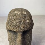 Moai stone statuette