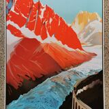 From Chamonix to Montenvers displays PLM 58x98 cm