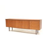 Vintage sideboard with 3 doors and drawers, dating from the 1960s