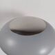 Rare lampe de bureau vintage, lampe de table RDA bleu clair chromé.
