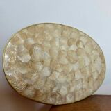 Set of 2 Philippine Capiz Mother of Pearl Placemats