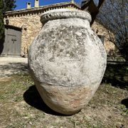 Ancient terracotta pottery jar from the 18th century.