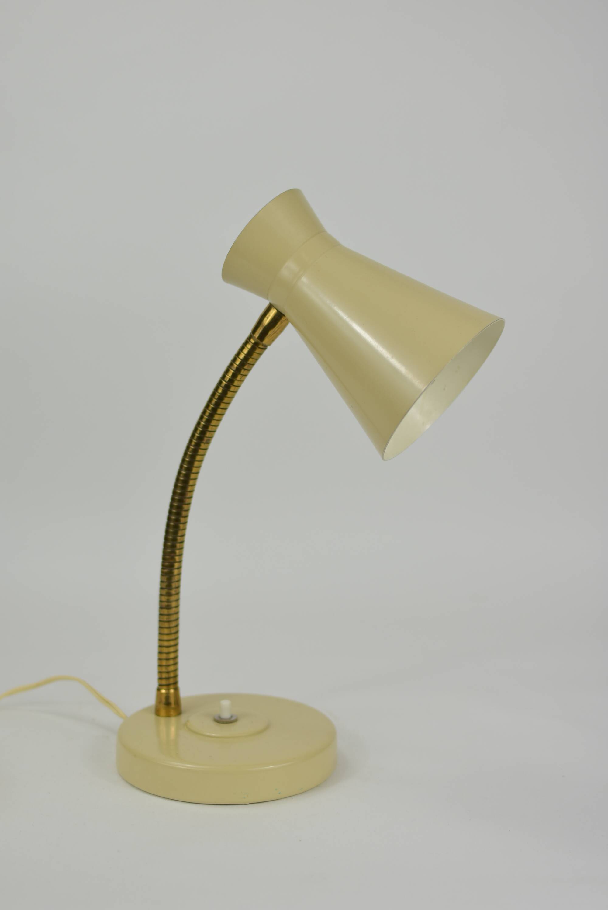 Vintage metal bedside lamp
