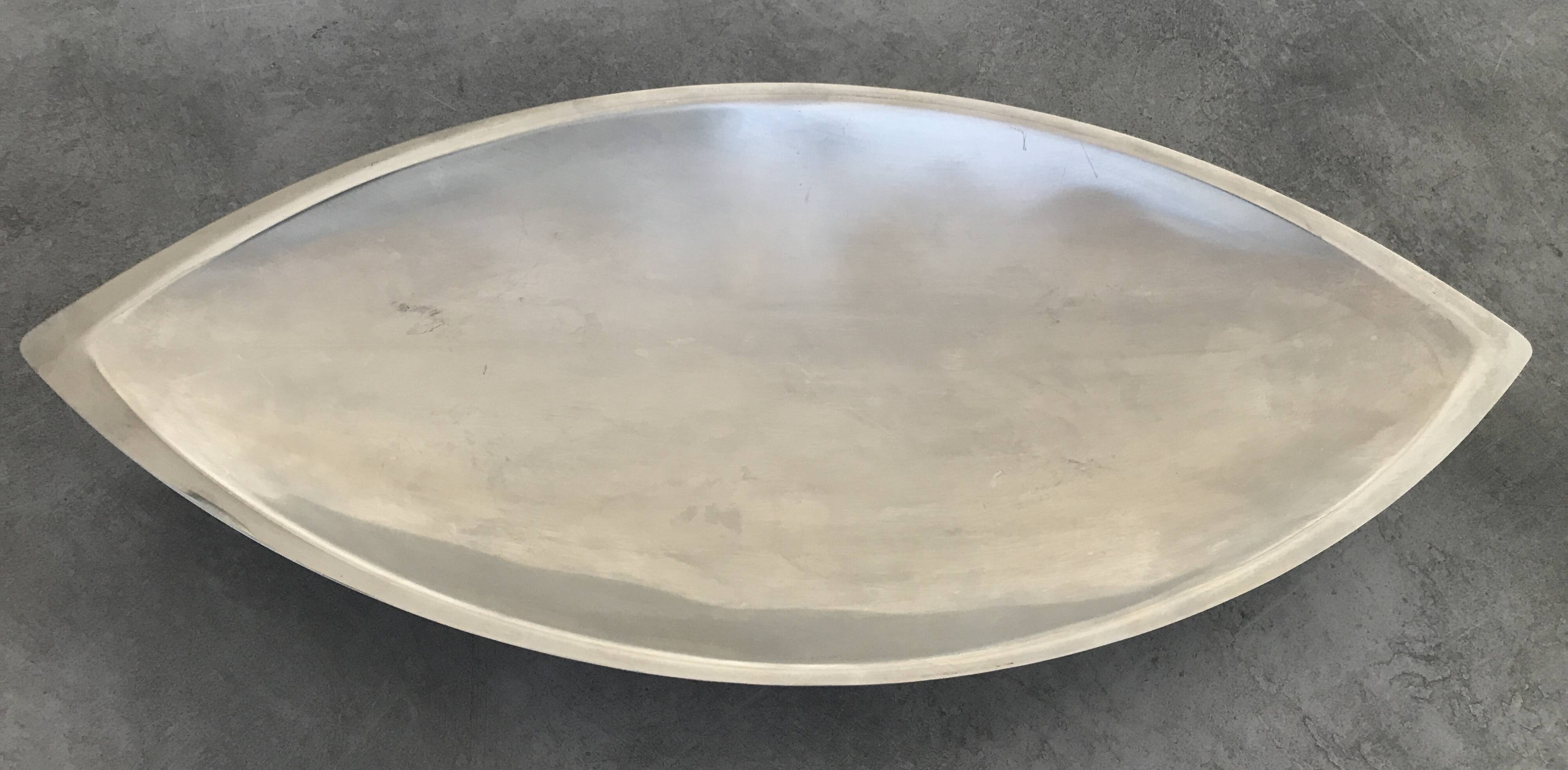 Tray, cosmos serving dish on foot guy degrenne