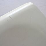 Paire de chaises blanches vintage