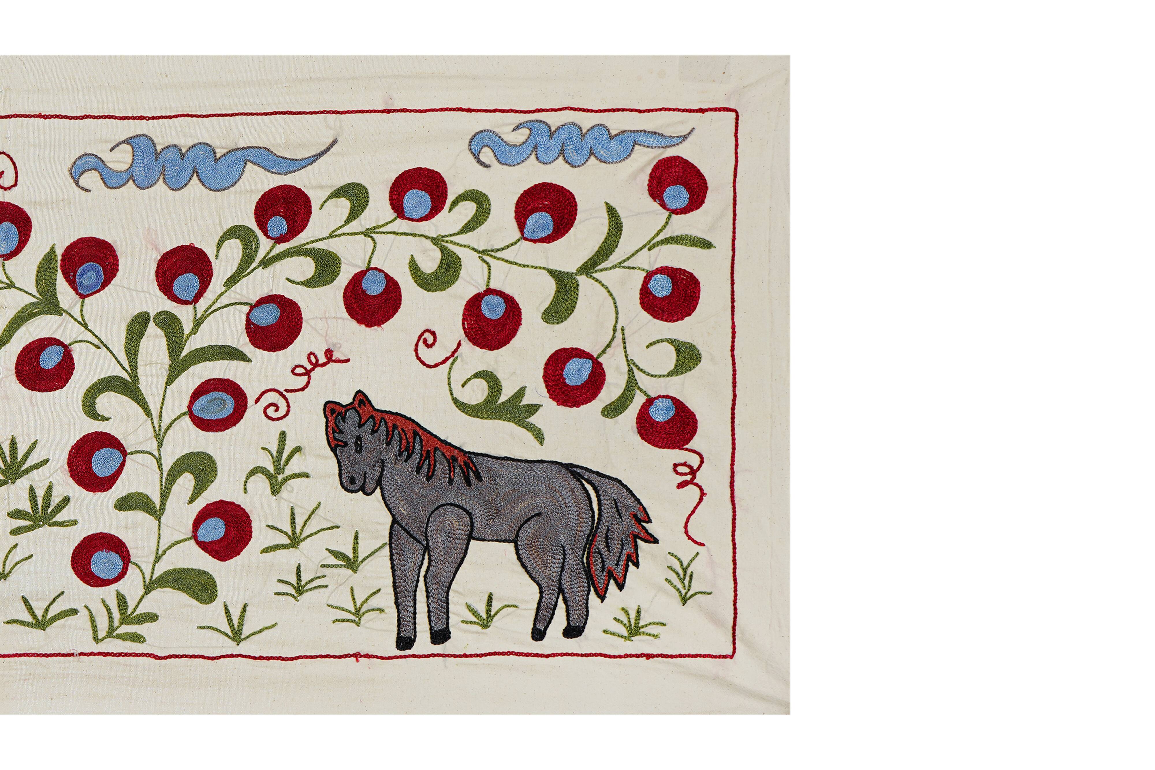 Hand-knotted rug, vintage Turkish rug 50x93 cm