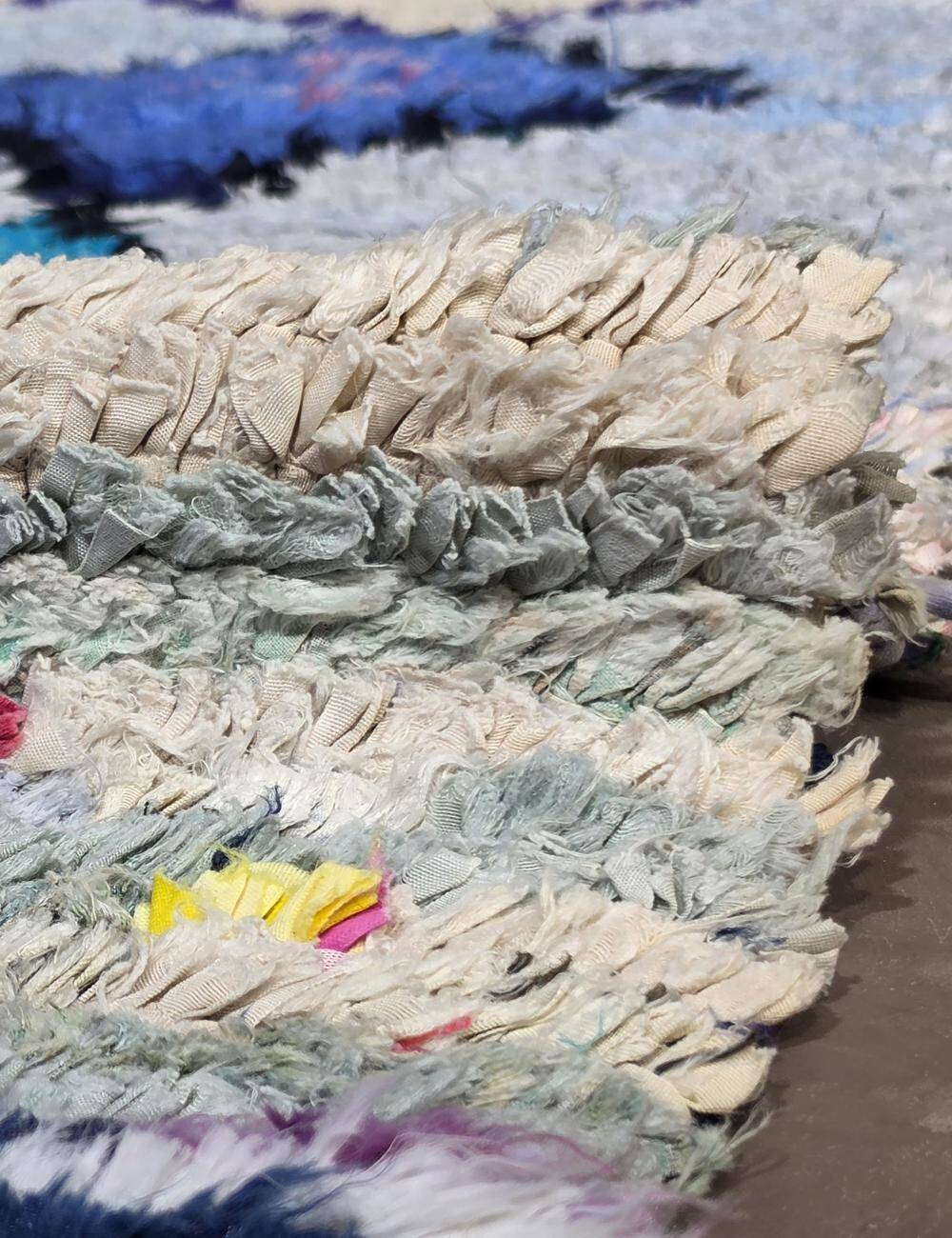 Tapis Berbère Boucherouite - 280 x 88 cm