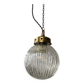 VINTAGE XL ART DECO CHANDELIER