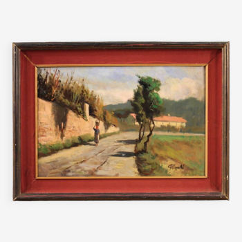 20th century landscape signed by C. Filippelli