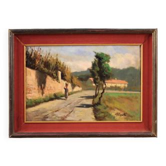 20th century landscape signed by C. Filippelli