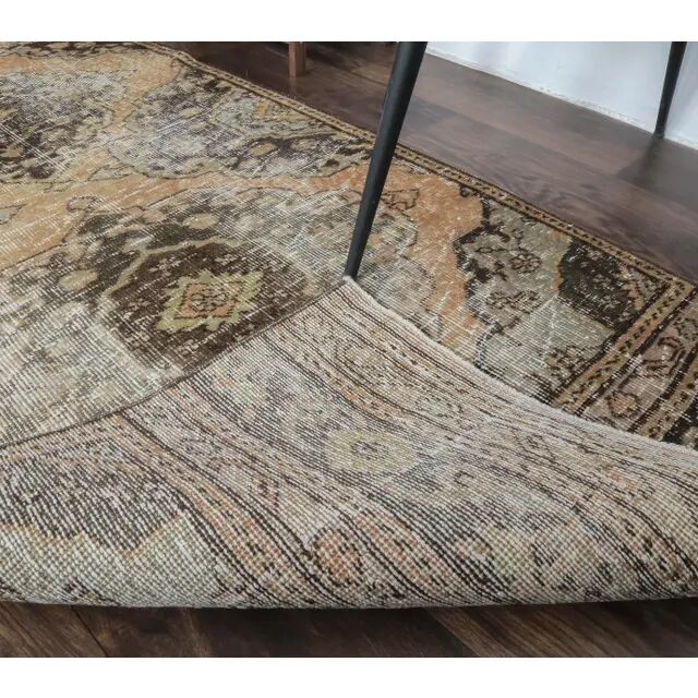 1970s Turkish hand-knotted runner rug 83x375