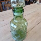 Antique green carafe
