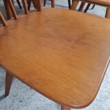 Set of 18 Scandinavian style bistro chairs, 60s