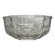Saladier en cristal moulé
