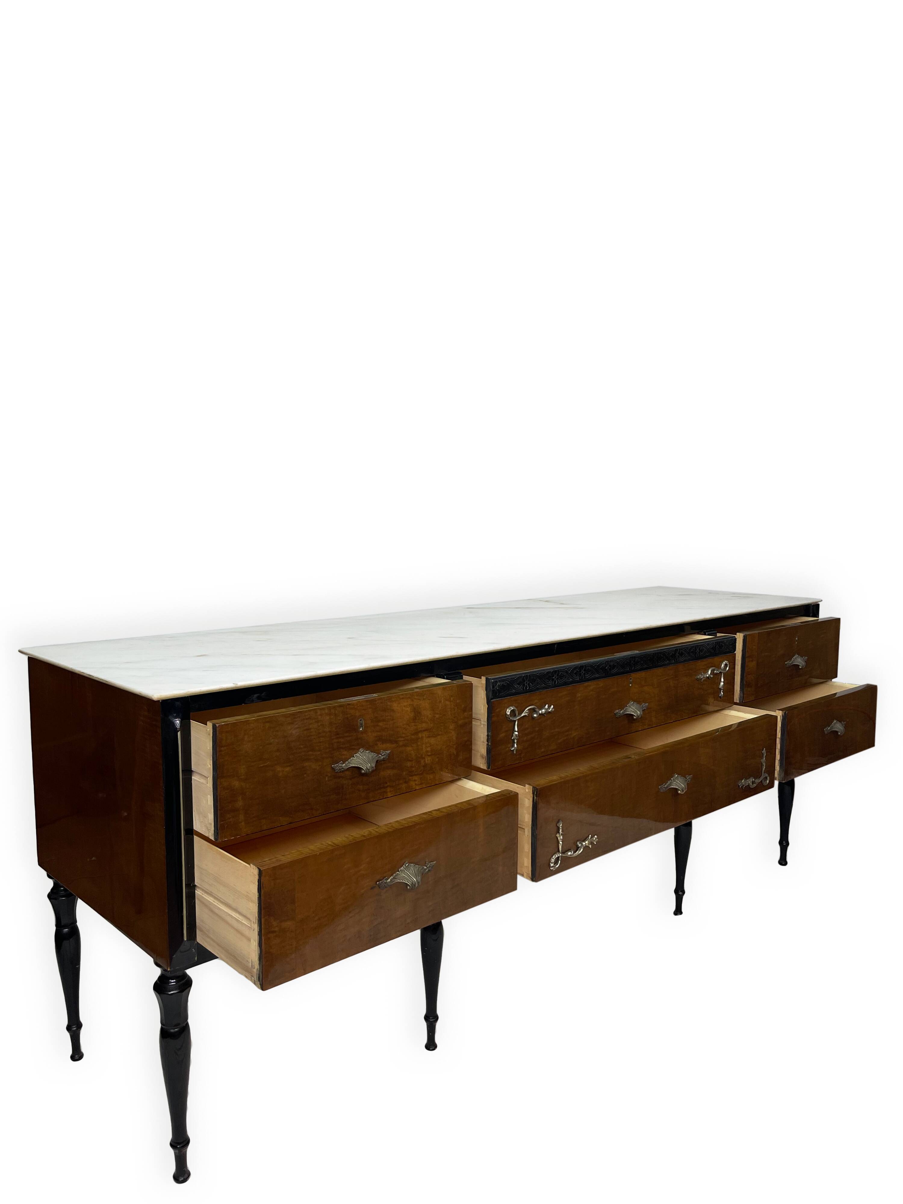 Commode italienne du milieu du siècle, 1960