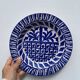 Blue and white decorative dish / plate