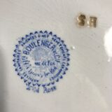 6 flat plates iron earth XIXth Choisy the king