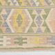 Tapis Kilim Vintage Laine Fait Main, Bohème, Motifs Géométriques, 149X247Cm
