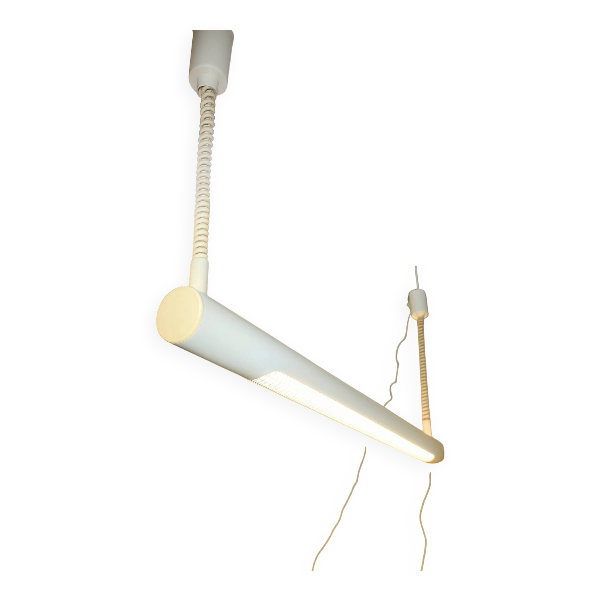 Lampe industrielle suspendue Massive 1980s
