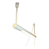 Massive suspended industrial lamp 1980s