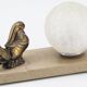 Bird lamp art deco