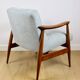 Light Blue GFM63 Lounge Chair by J. Kedziorek, 1970s