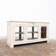 Ancien comptoir vitrine en bois peint – début XXe siècle