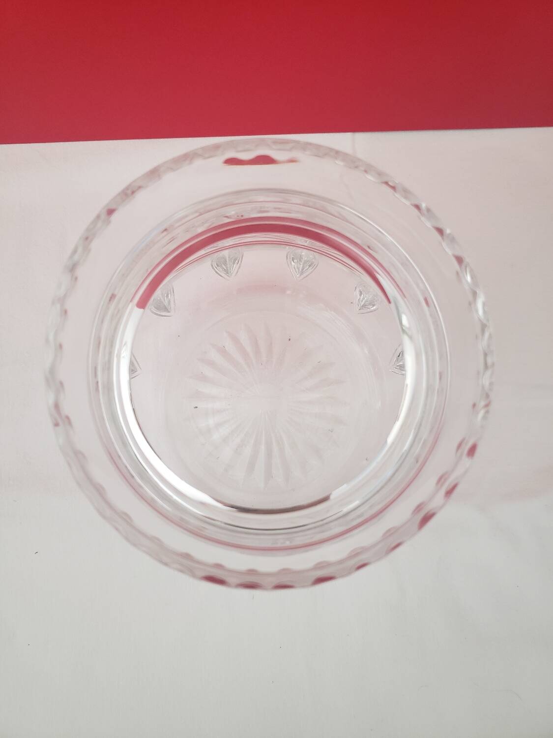 Vintage crystal vase