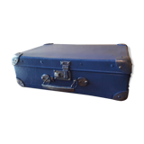 Vintage blue suitcase