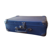 Valise bleue vintage