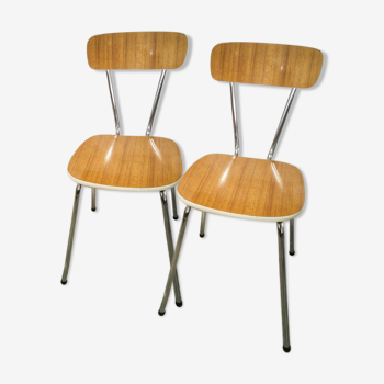 Duo de chaises en formica