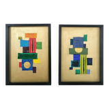 Pair of paintings by Ronald Boonacker