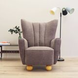 Grey armchair, Scandinavian design, production: Denmark