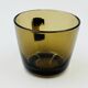 Lot of 6 Vintage Amber Glass Service Station Cups