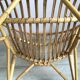 Adult rattan shell armchair