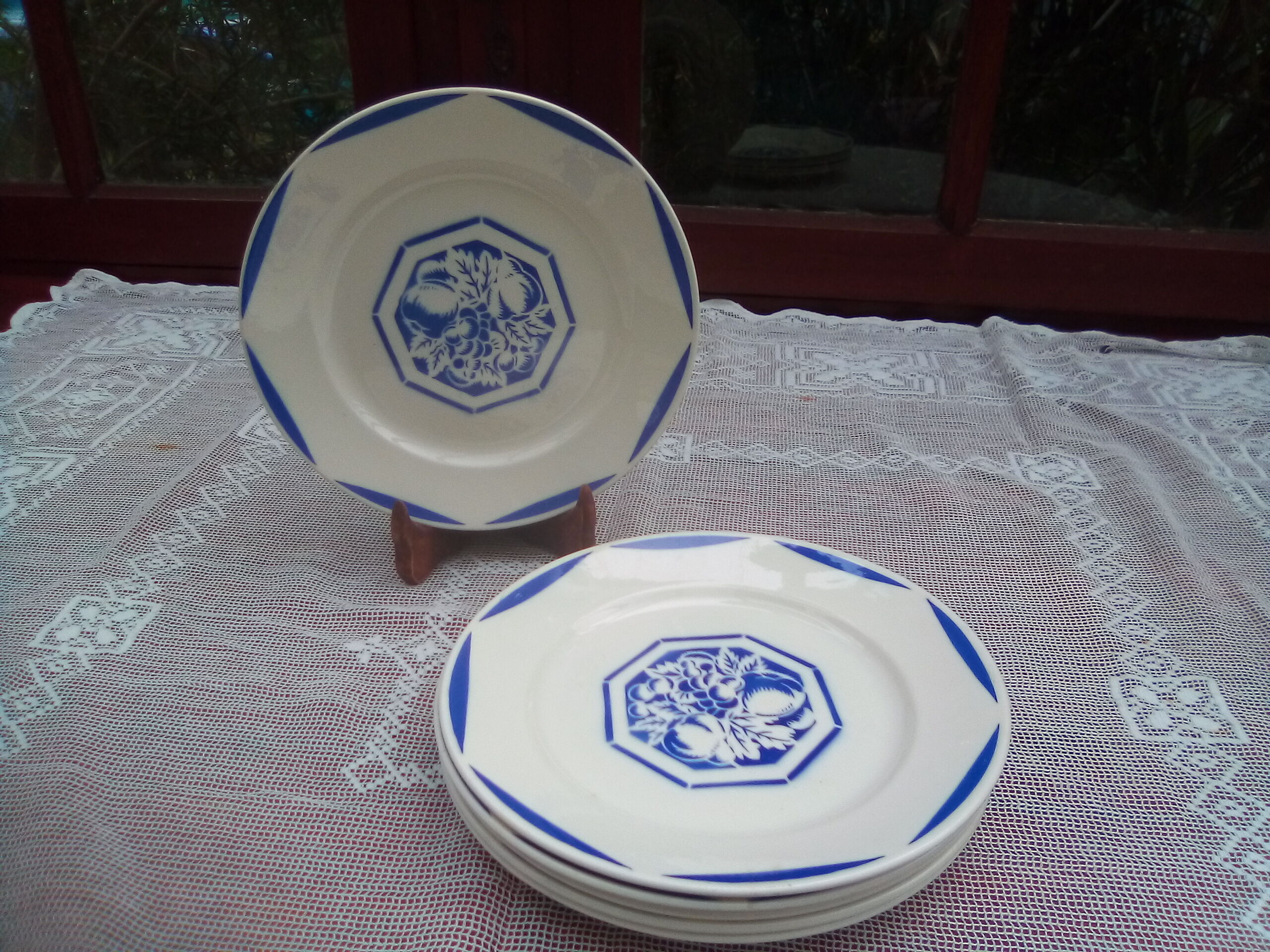 6 flat plates Fructidor KG Lunéville