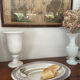 Art Deco silver metal dish