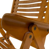 Vintage set of four Rex Plywood folding chairs by Niko Kralj design 1950