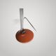 Fase Desk Lamp, Madrid Model Fario 1960 Orange