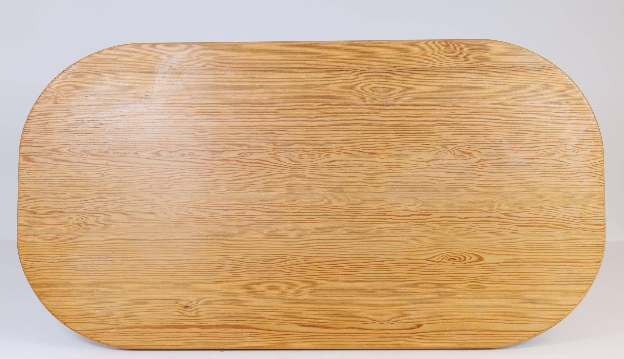 Mid-century pine coffee table by Carl Malmsten, Sweden, 1940s.