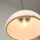 Mid-century Modern White Pendant Lamp from Guzzini, 1960s