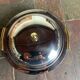 Vintage stainless steel vegetable dish AR CAS 18/10 – brass handles