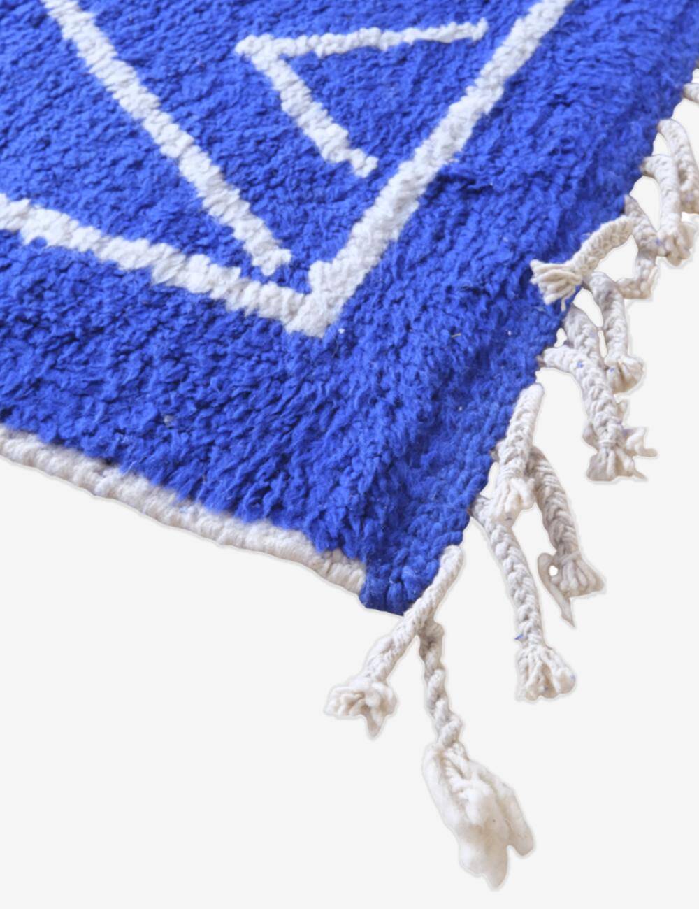 Tapis Bleu du Maroc - 303 x 246 cm