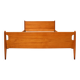 Vintage double bed – wooden bed frame from the 60s
