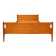 Vintage double bed – wooden bed frame from the 60s