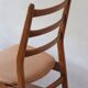 2 vintage Scandinavian wooden chairs from the 1960s.