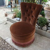 Old brown velvet heater